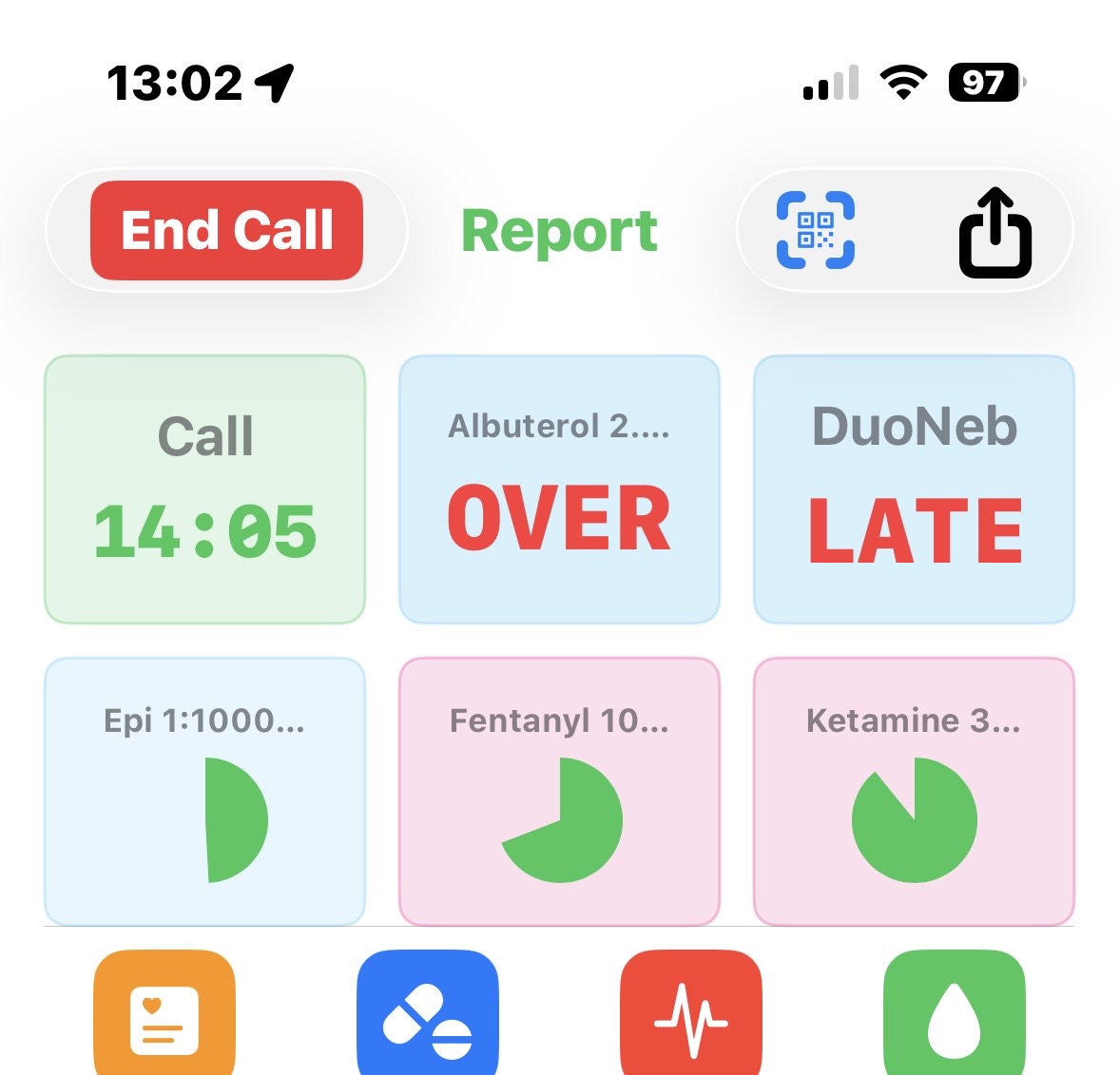 Timer pill interactions